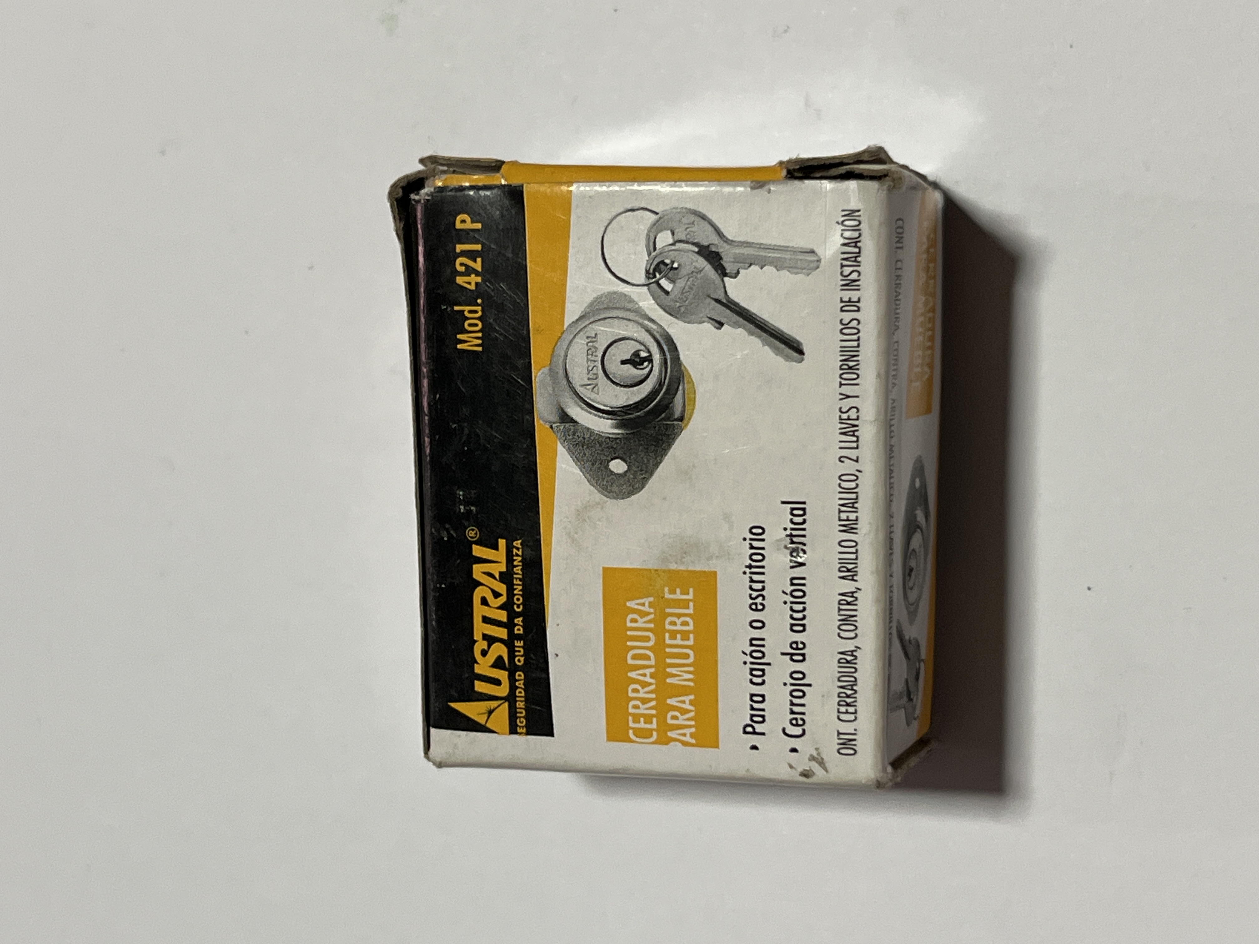 Cerradura Para Mueble AUSTRAL 421P
